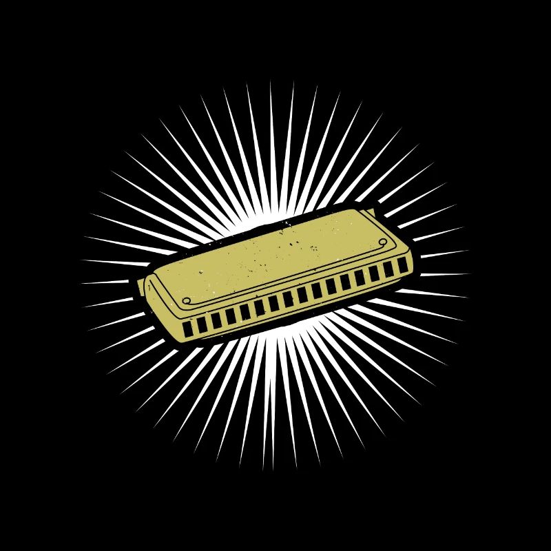 Harmonica Instrument Music Play Harmonica Player M