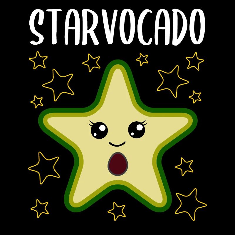 Avocado Star Funny Vegetable Fruit Gift