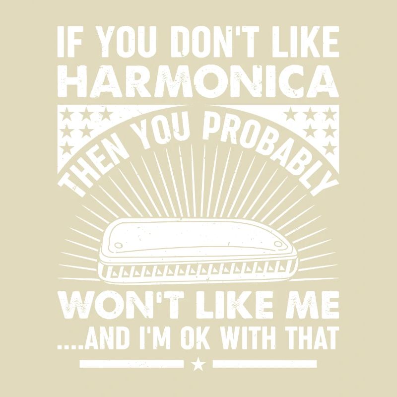 Harmonica Player Harmonica Lover Harmonica Musicia