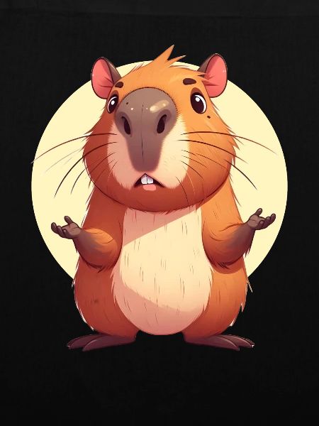 Verwirrte Capybara