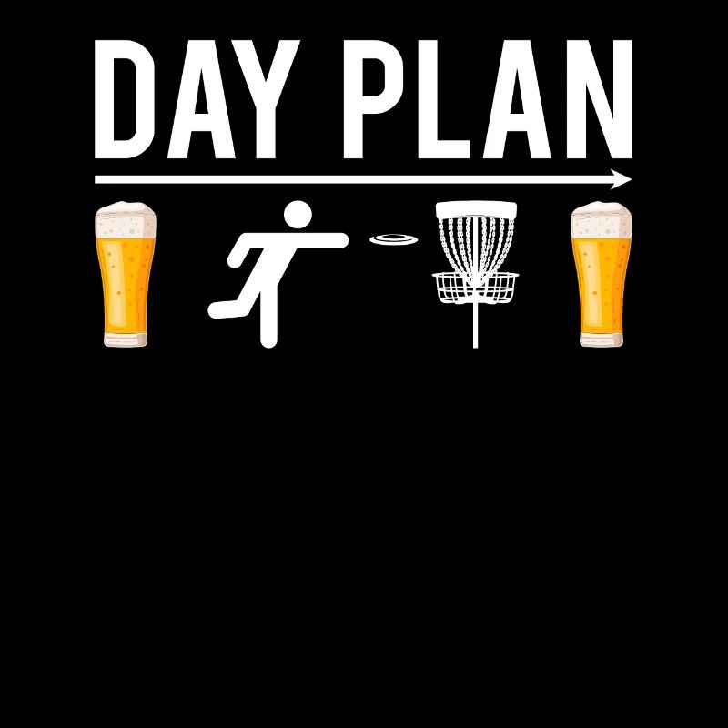 Plan journalier de disc golf Lecteur de disc golf Disc golfeur
