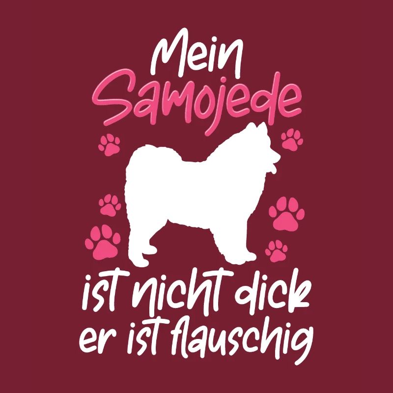 Samojede ist nicht dick Samojedenspitz Samojede