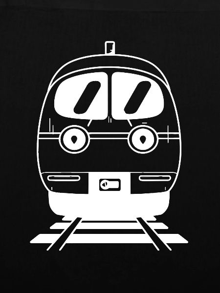 Eisenbahn Karikatur