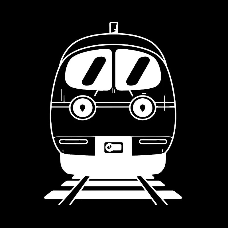 Eisenbahn Karikatur