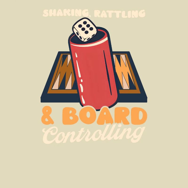 Funny Backgammon Shaking Rattling Board Controllin