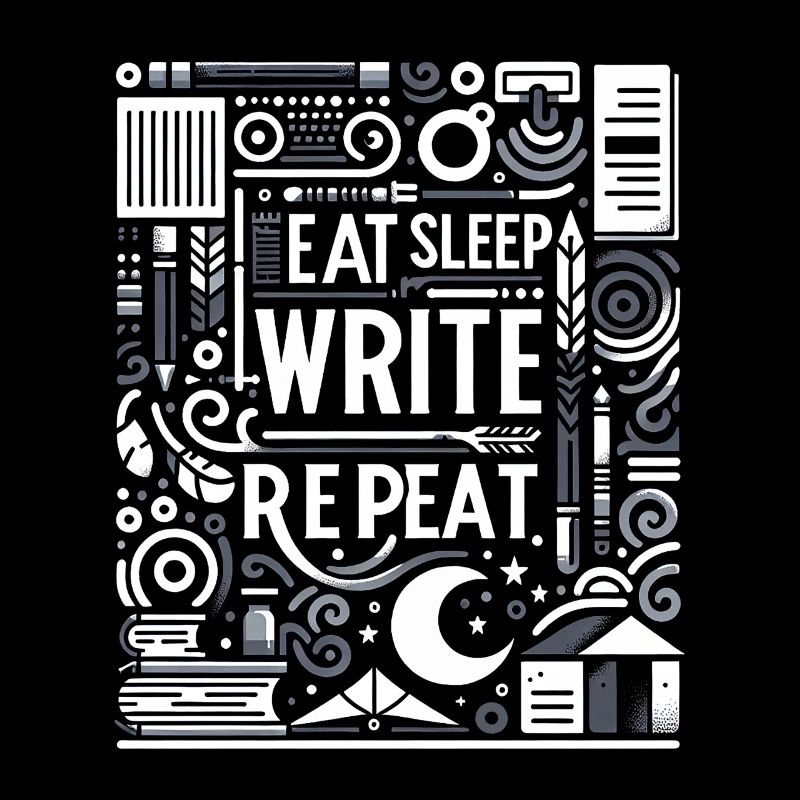 Manger Dormir Écrire Répéter 6