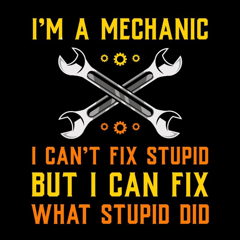 Car mechanic mechatronics technician screwdriver sayings