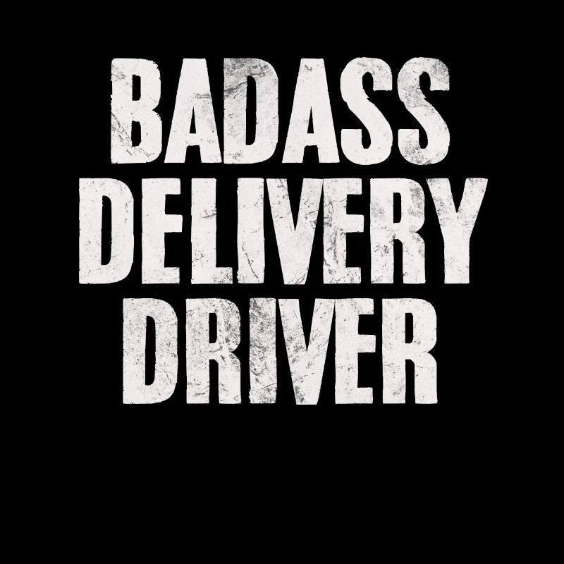 Badass Delivery Driver Package Parcel Delivery