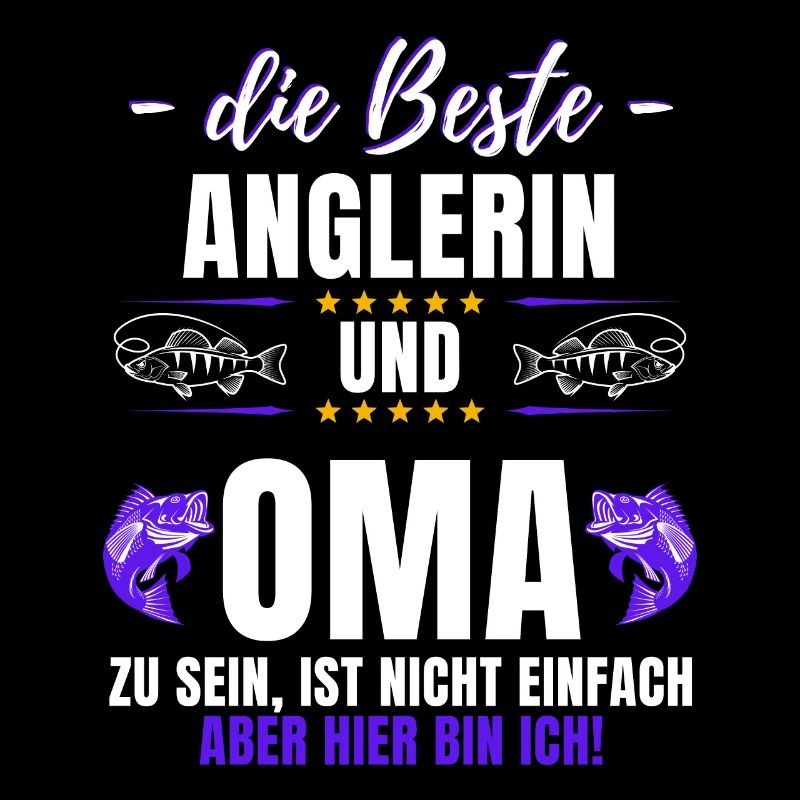 Drôle Angler Ange Pêche Pêcheuse Pêcheuse