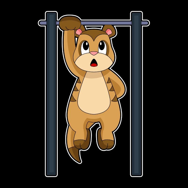 Meerkat Bodybuilder Pull-ups Bodybuilding
