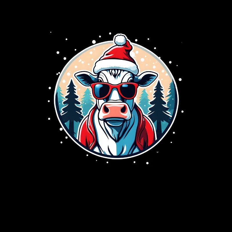 Weihnachten Kuh