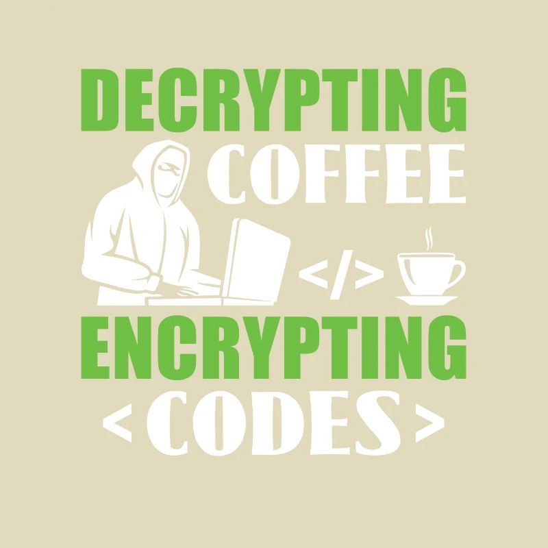 Décryptage du café Cryptage des codes - Hackers