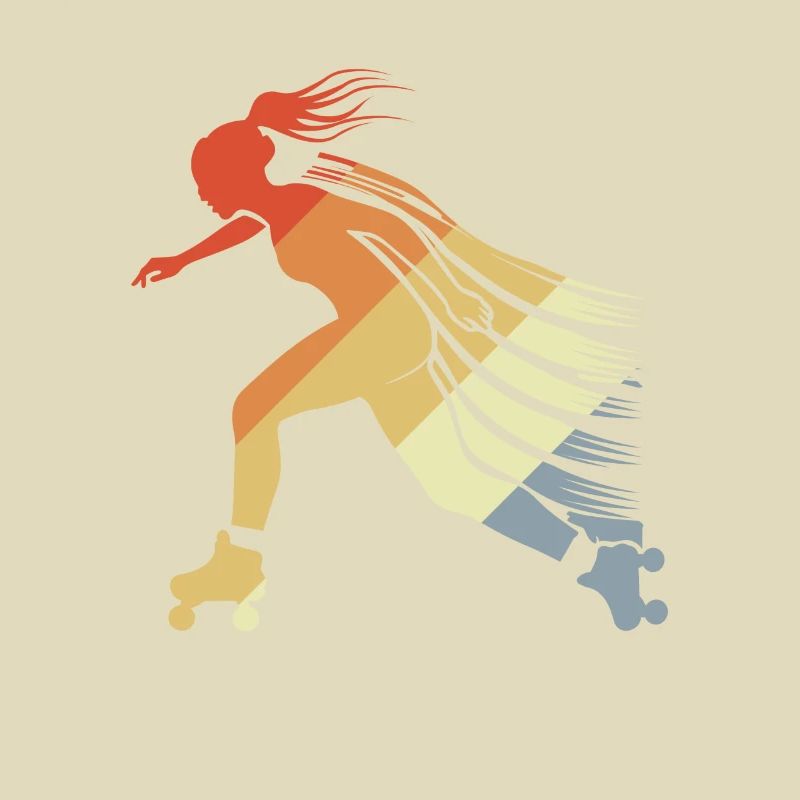Roller Skating Mädchen