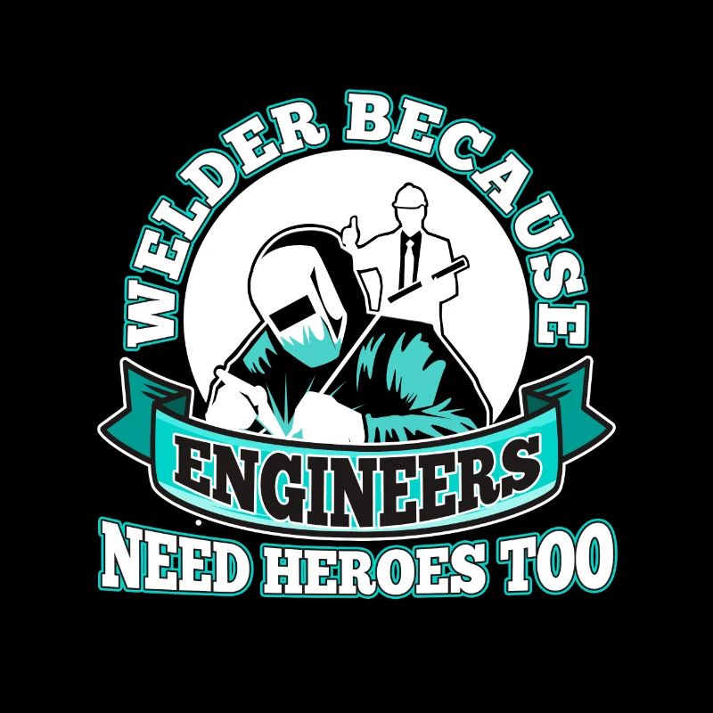 Welder Because Engineers Need Heroes Too