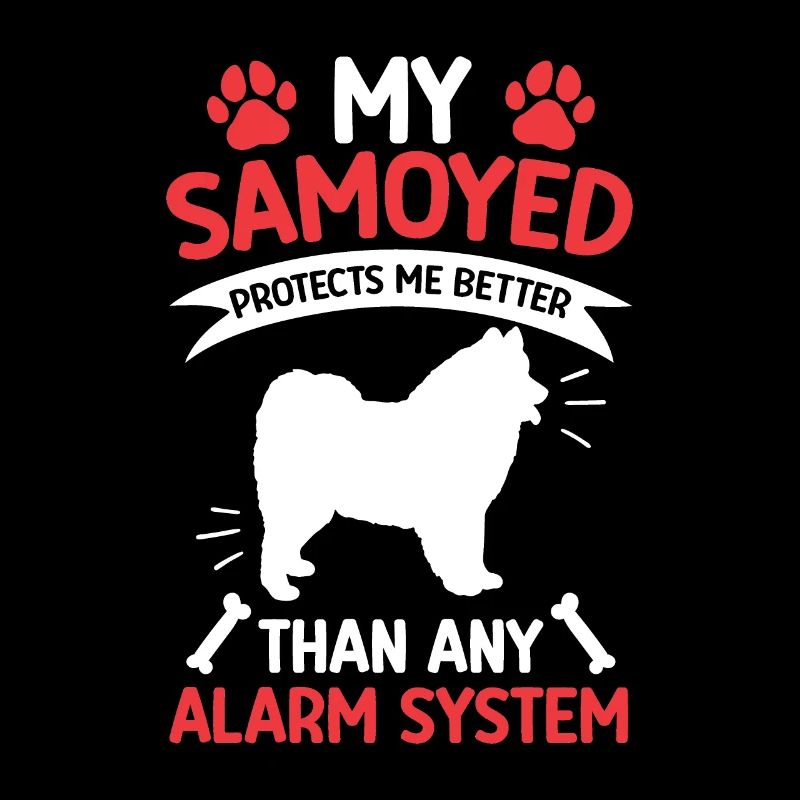 Samoyède me protège Samoyède Samoyède