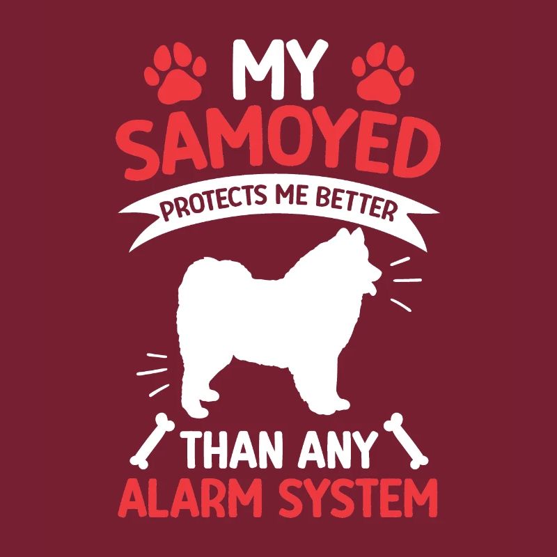 Samoyède me protège Samoyède Samoyède