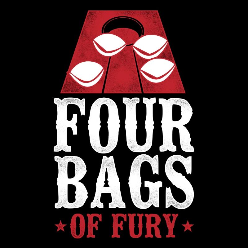 Joueur de sac de haricots de l’équipe Cornhole