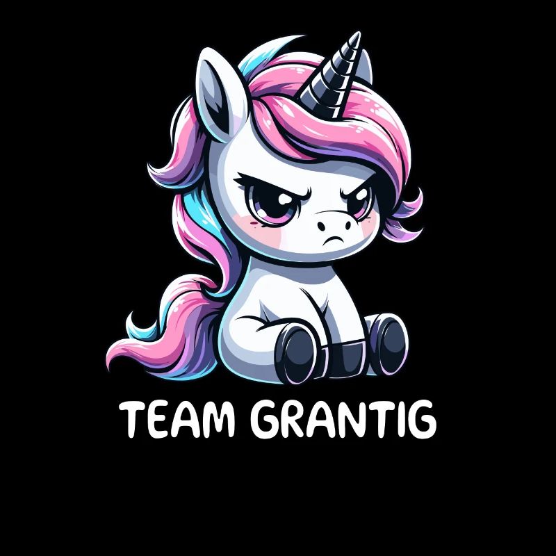 Team Grantig Groups Dialect Saying Unicorn