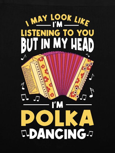 Witziger Polka Spruch