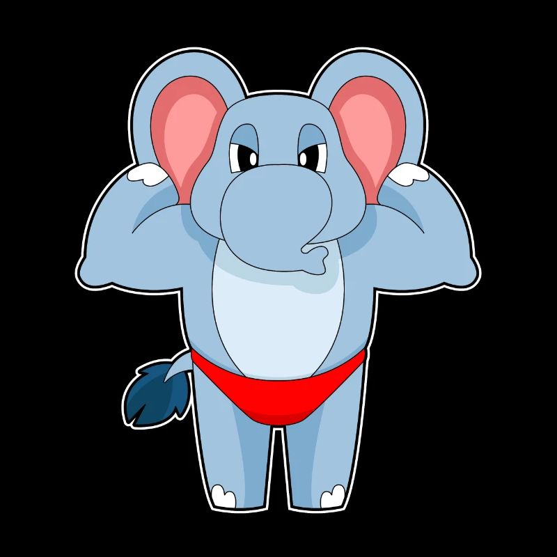 Elephant Bodybuilder Bodybuilding