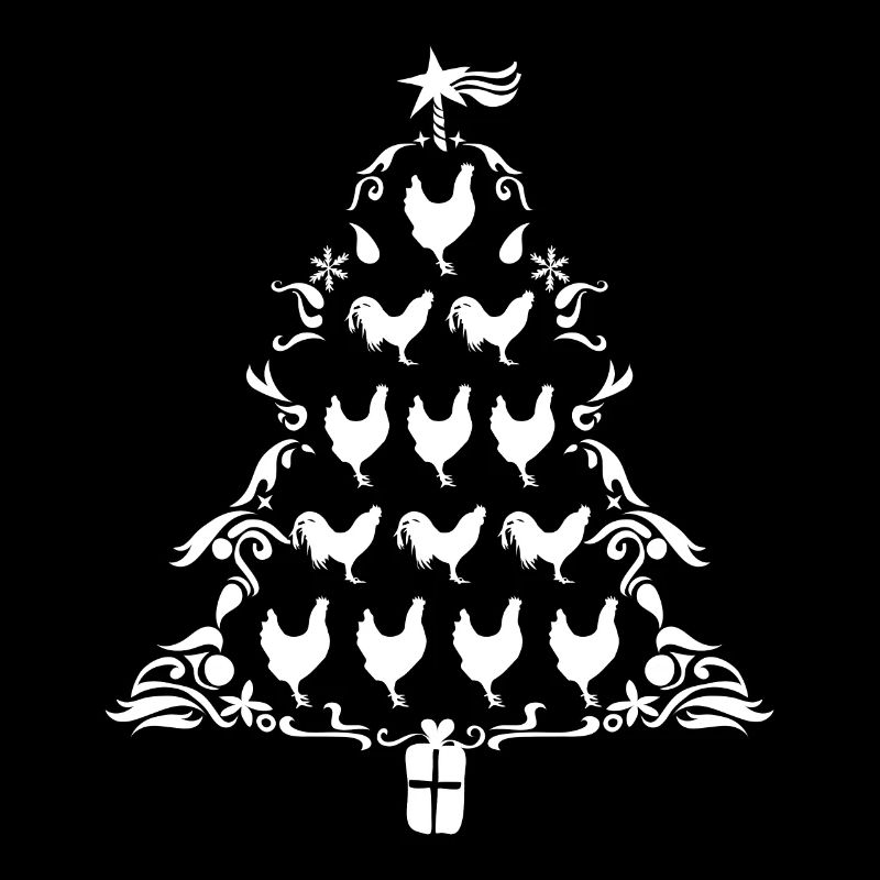 Chickens Chickens Tree Christmas