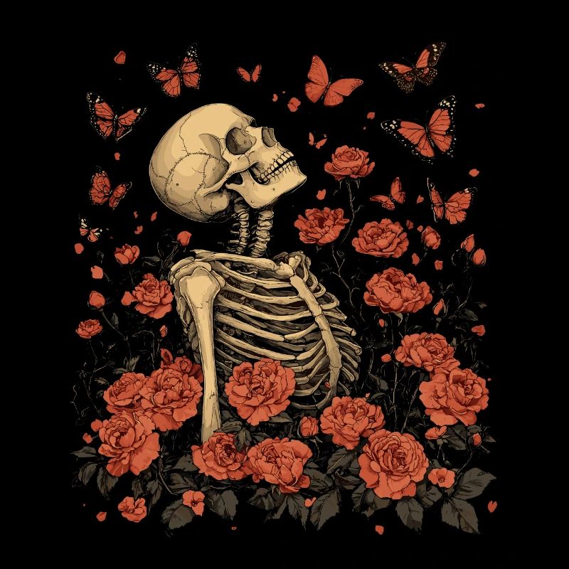 Skelett Blumen