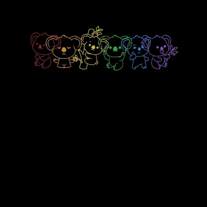 Koala LGBT Arc-en-ciel Koalabear Eucalyptus Lover