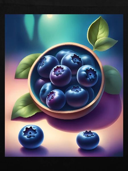 Yummy blueberries