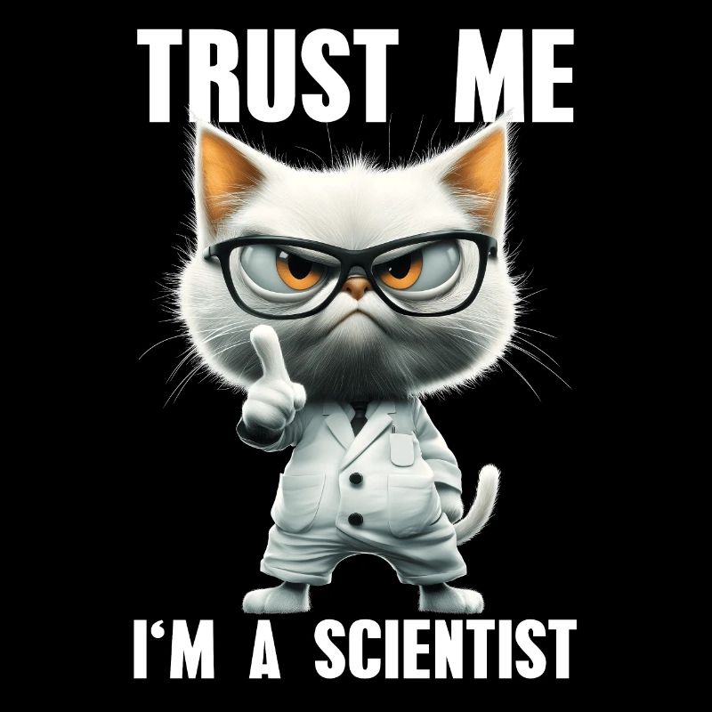 Trust Me I'm A Scientist Meme Wissenschaft Katze