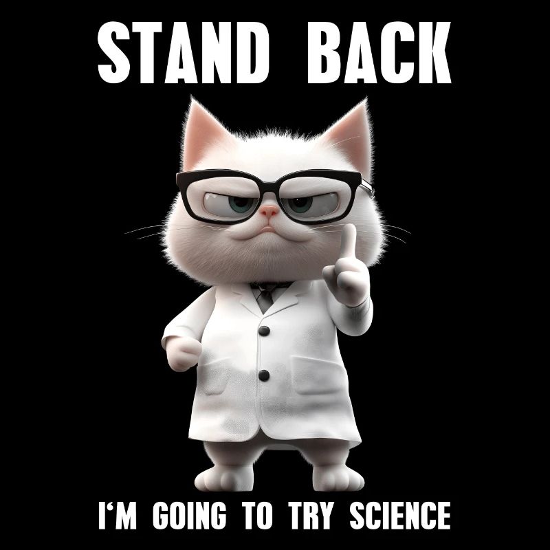 Je vais essayer la science Cat Meme Science