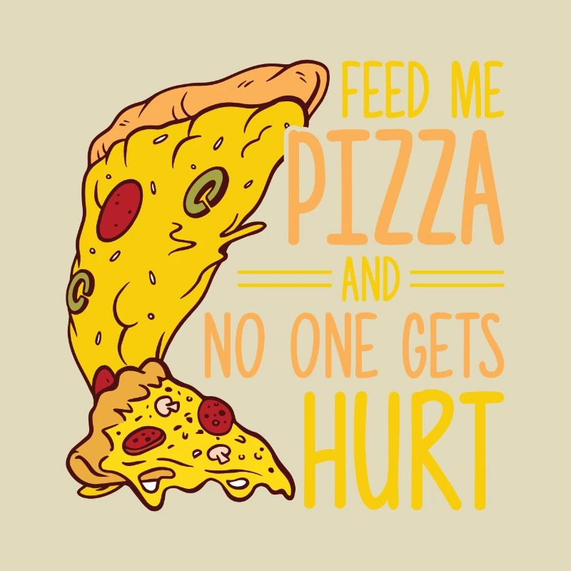 Witziger Pizza Spruch
