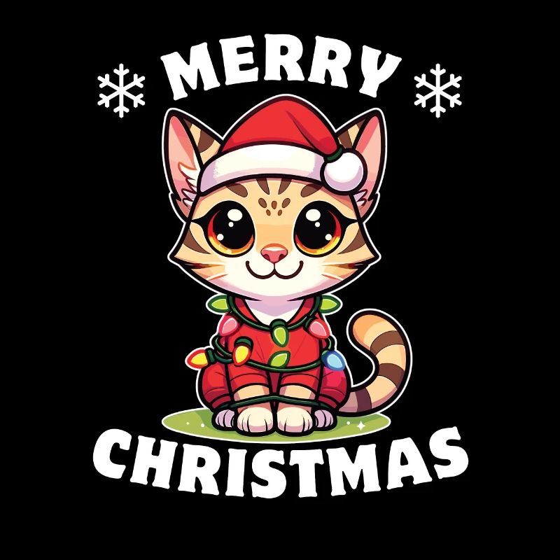 Fées de Noël Savannah Chat