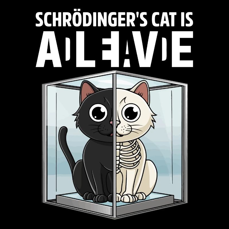 Le chat de Schrödinger mort et vif