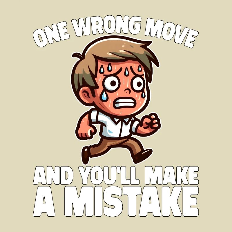 ONE WRONG MOVE AND YOU LL MAKE A MISTAKE