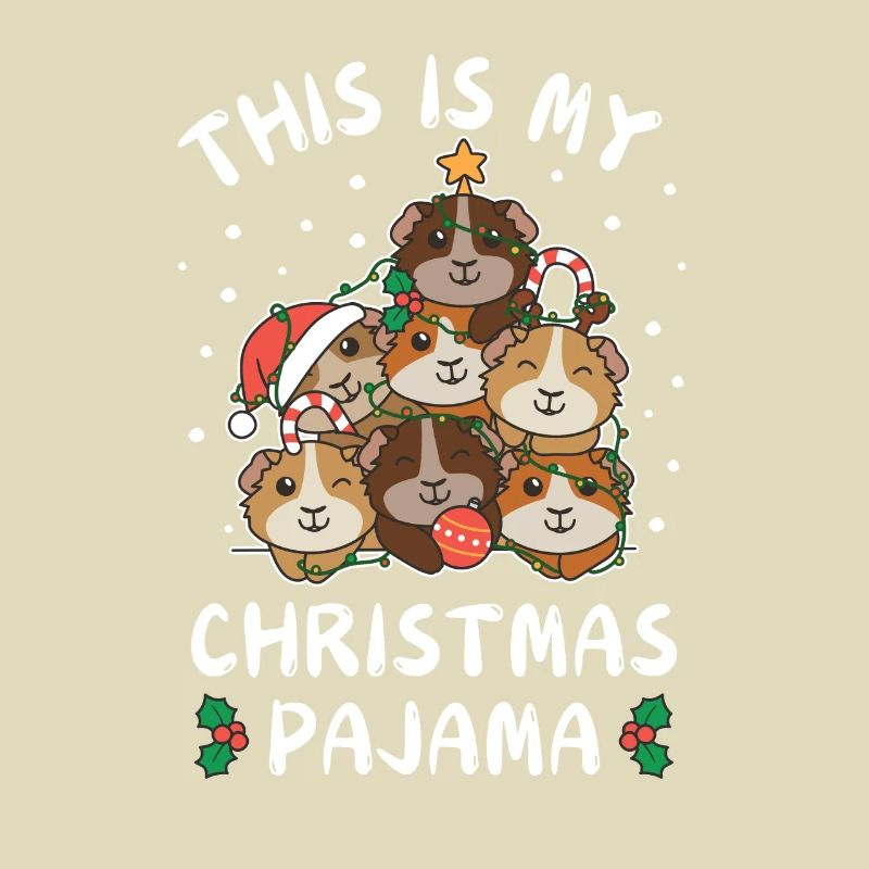 Pyjama de Noël Cochon d’Inde
