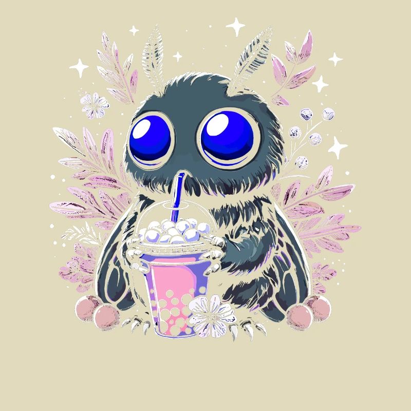 Mothman Bubble Tea