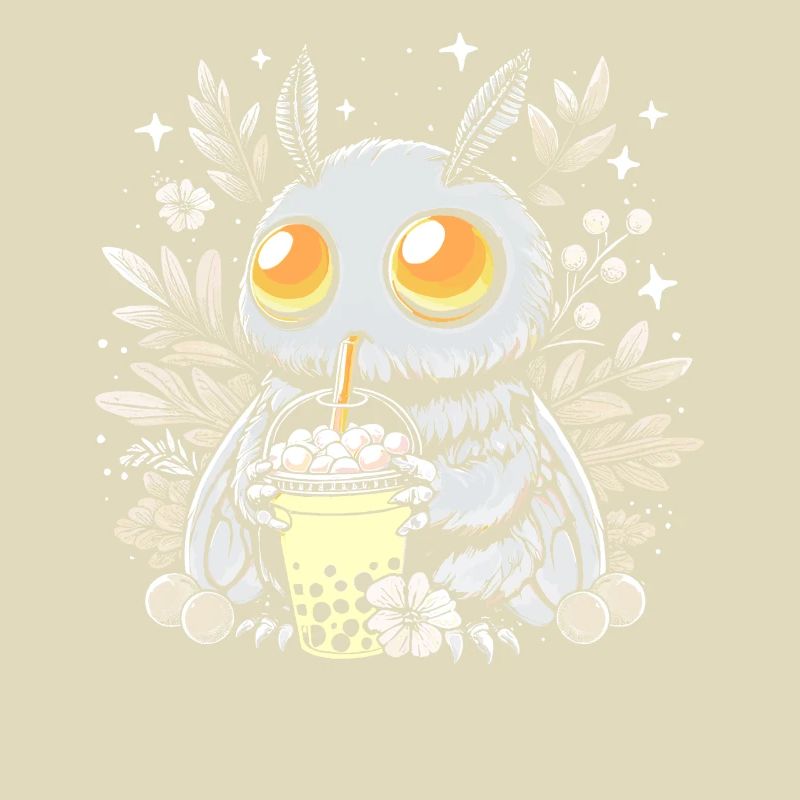 Mothman Bubble Tea
