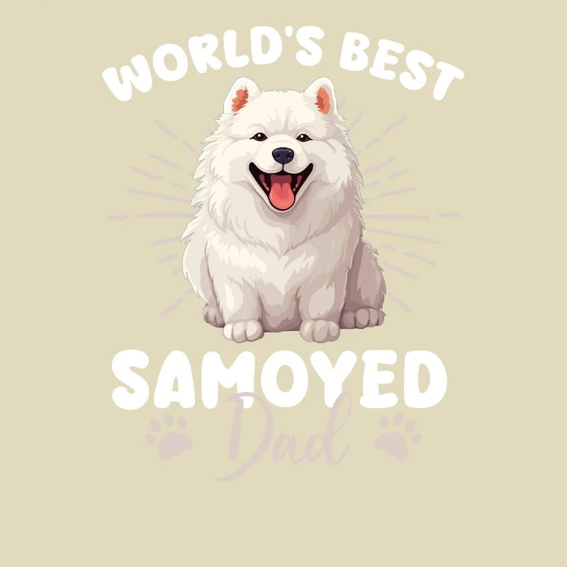 Samoyed Groovy Samoyed Dad