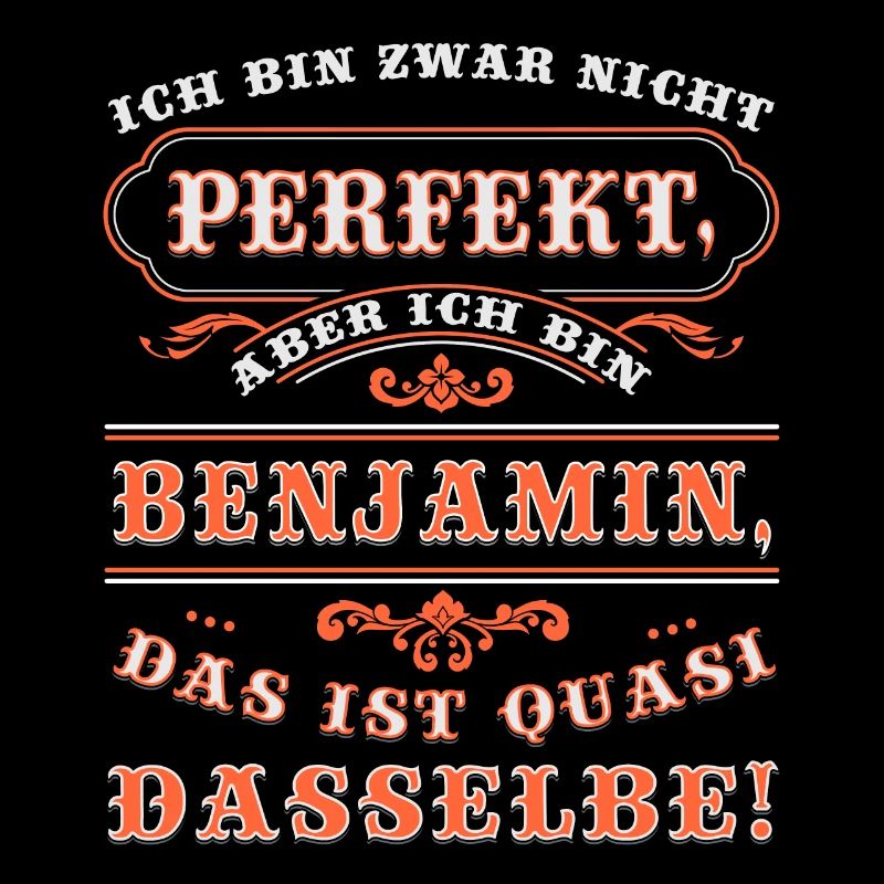Funny BENJAMIN for Name Day with Name Name