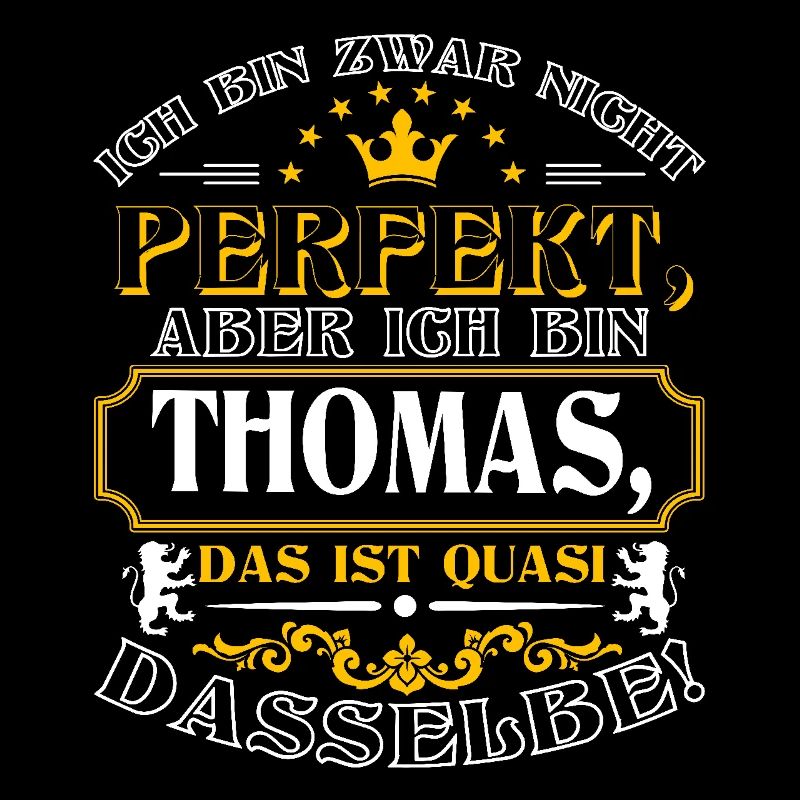 Funny THOMAS for Name Day with Name Name
