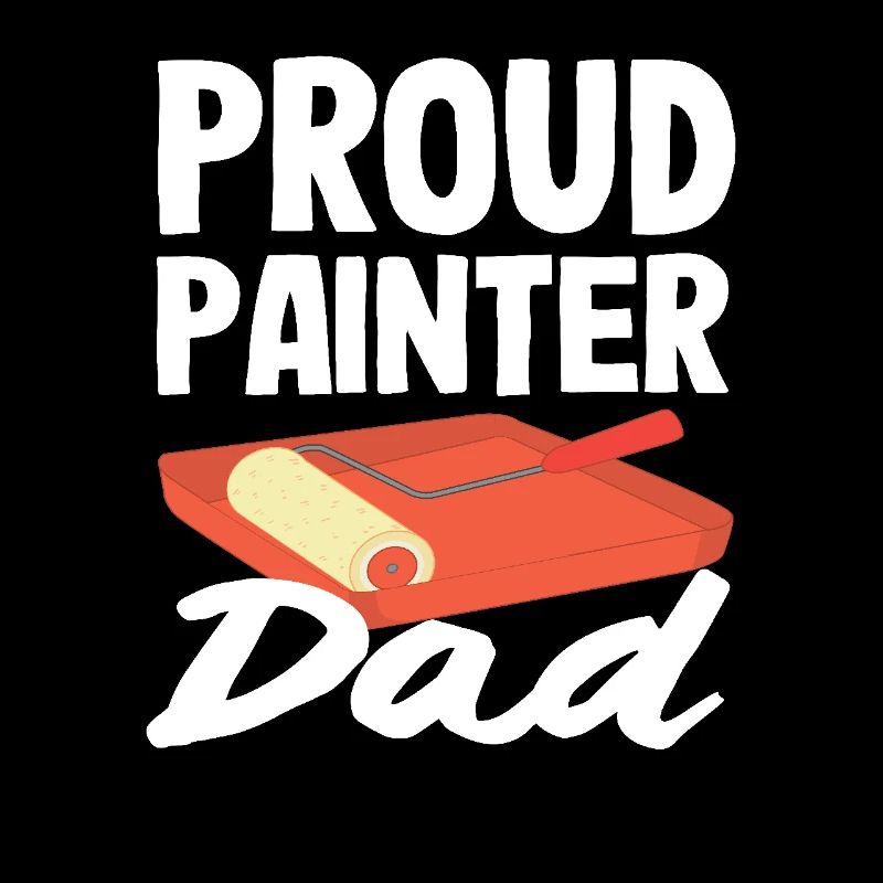 Stolzer Maler Papa