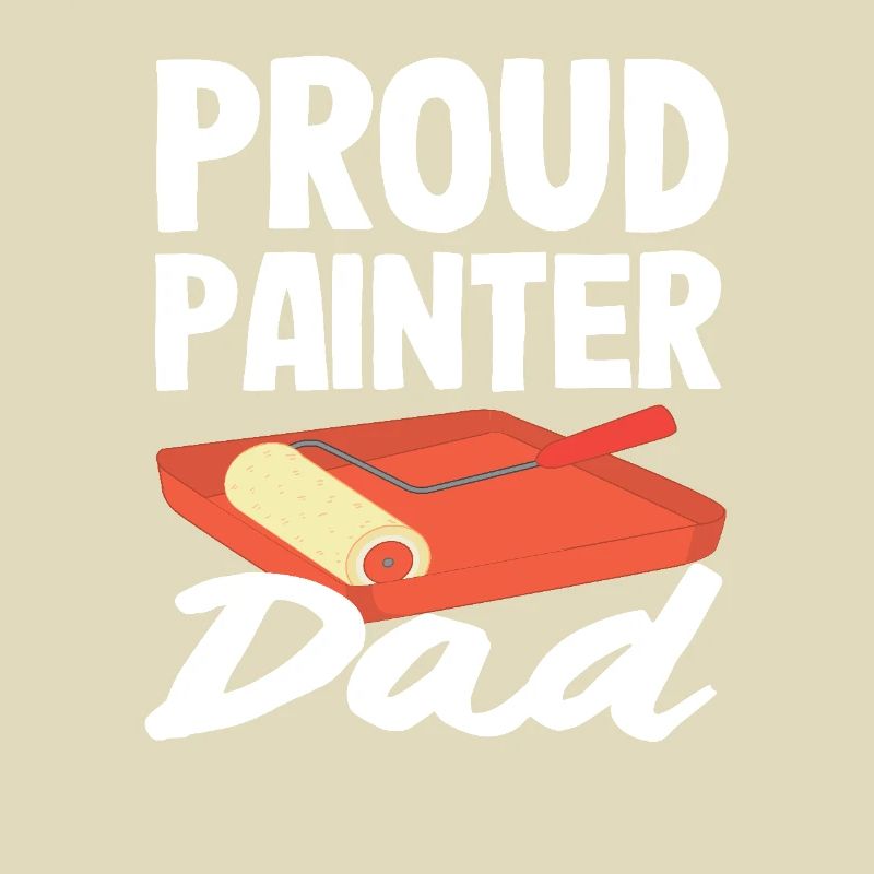 Proud painter dad