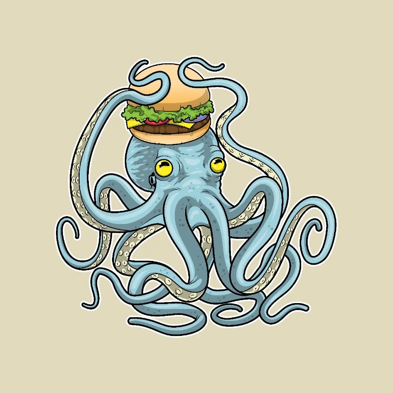 Krake Cheeseburger