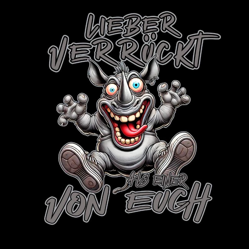 Nashorn Lieber verrückt als einer von euch