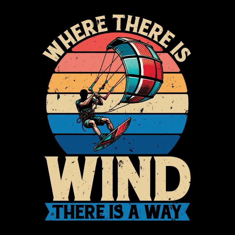 Le kitesurf là où il y a du vent aime le surf