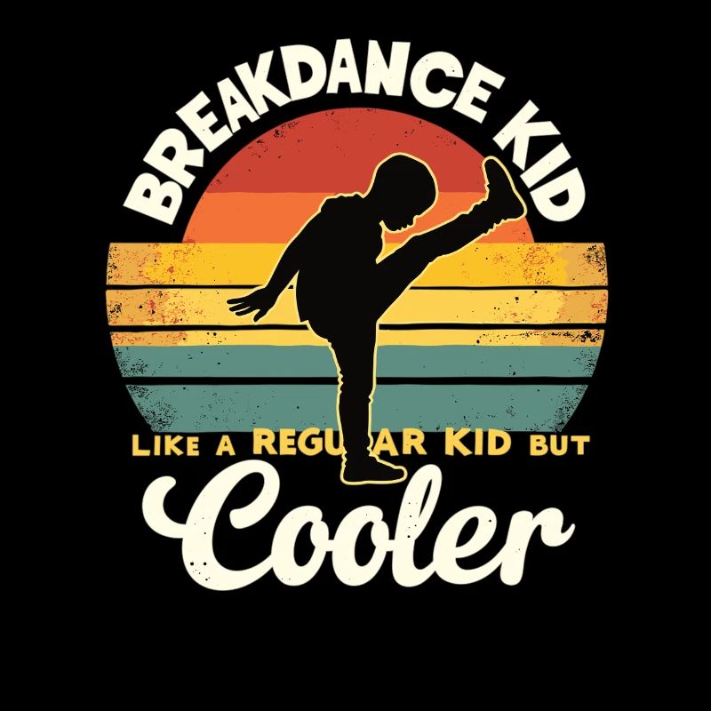 Breakdance Kid Breakdancer Retro Tanz B-Boys