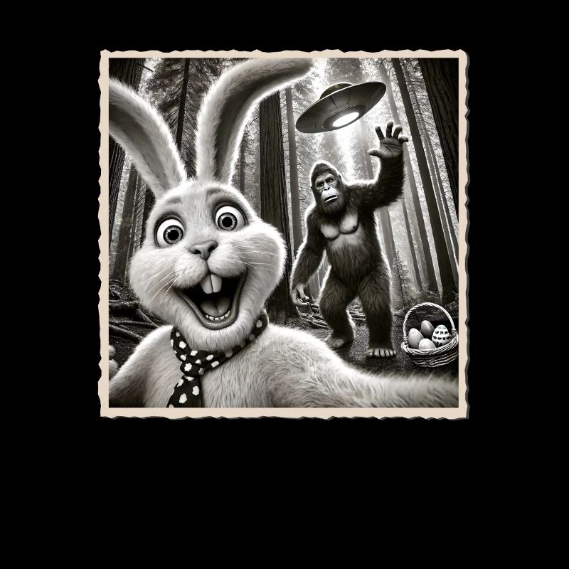 Easter, Funny Easter Bunny, Bunny Selfie Easter Party