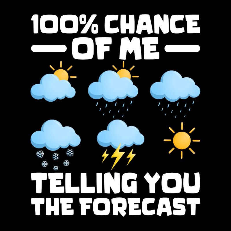 100 % de chances que je vous dise les prévisions