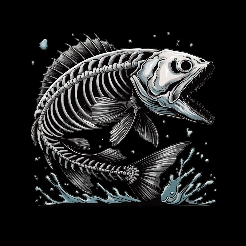 Evil Bony Fish from the Deep