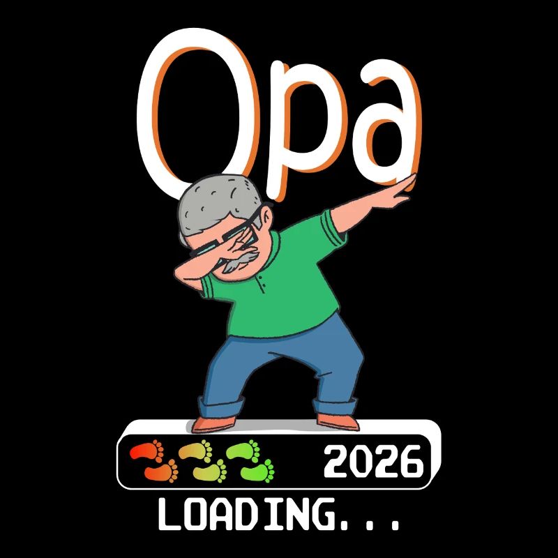 Werdender Opa 2026 loading zukünftiger Großvater